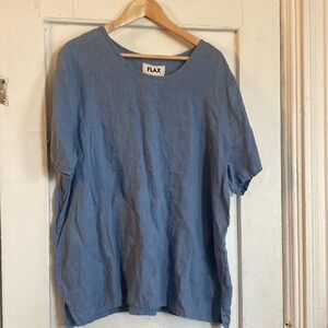 Flax linen top